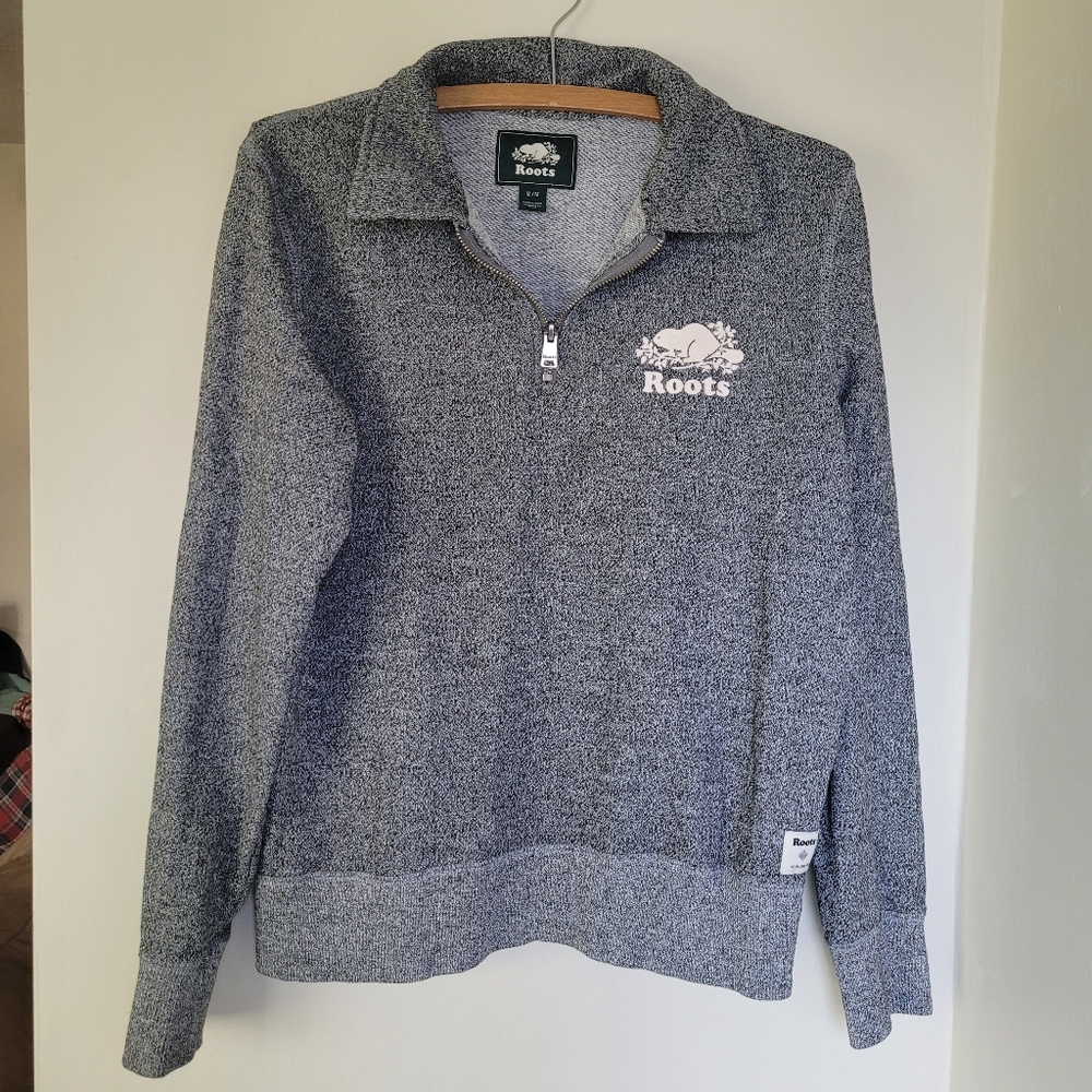 Roots Original Zip Polo Sweatshirt - Picture 2 of 8
